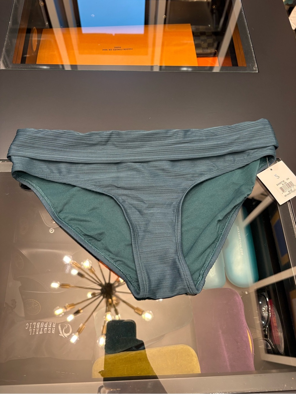 🆕🎉NWT Skye Swimwear Fold-Over Bikini Bottom in Teal